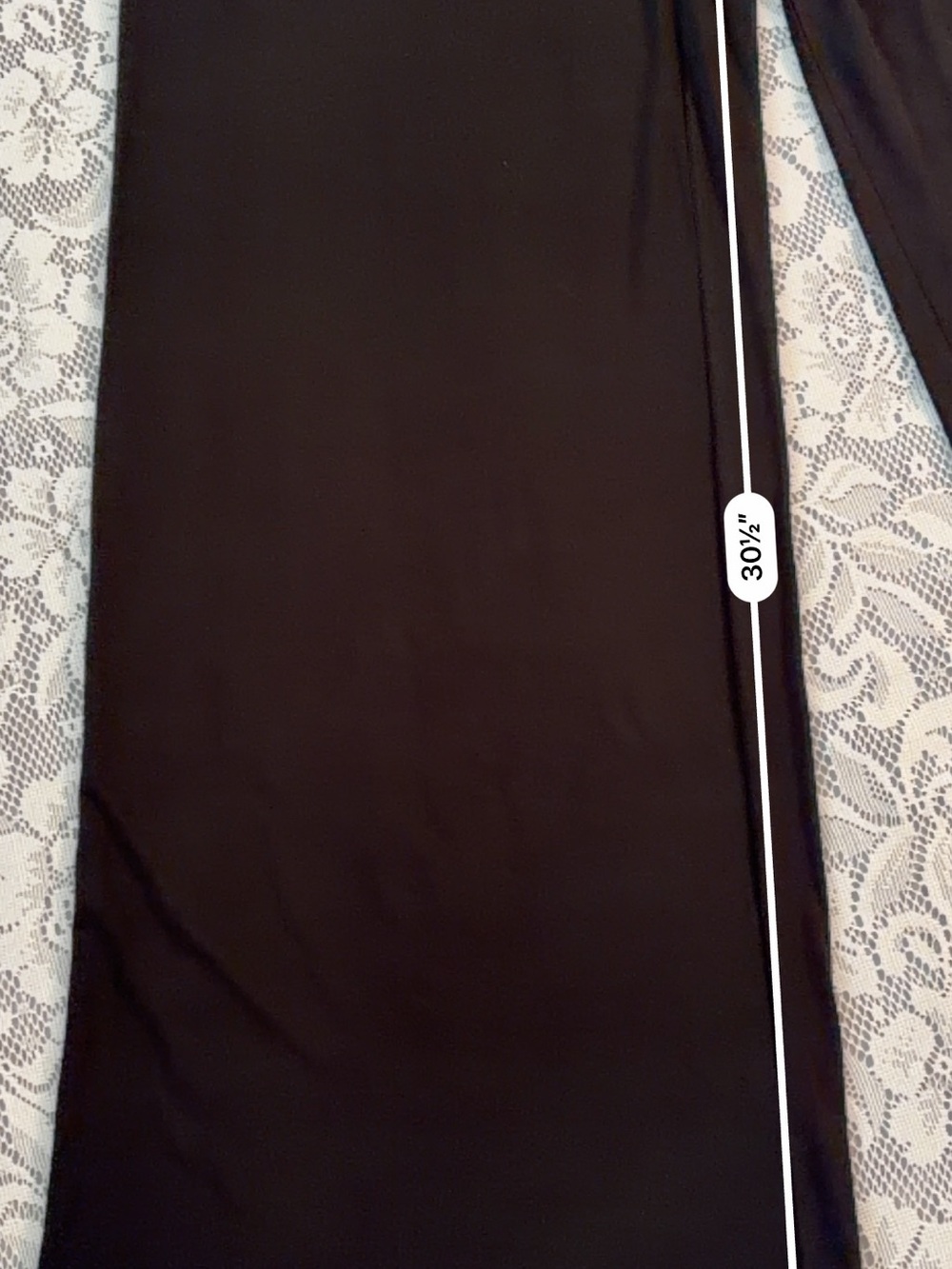Eileen Fisher 100% Silk Classic Black Stretch Jersey Wide Leg / Palazzo Pants - Picture 8 of 12